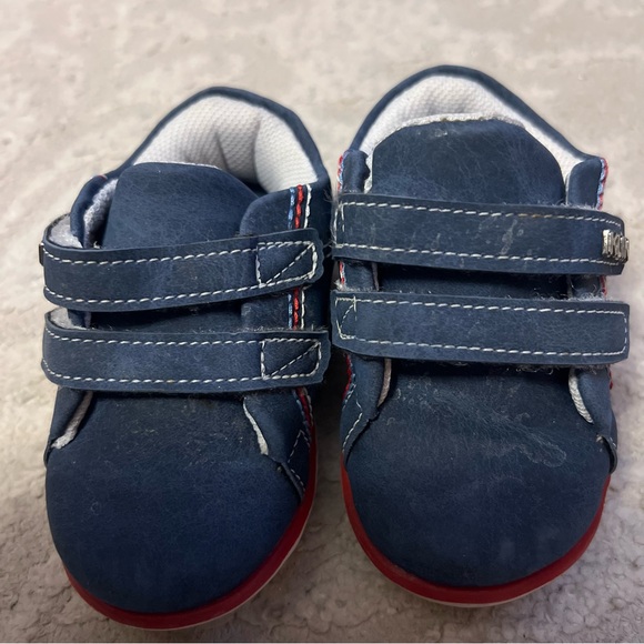 Klin Kids Blue No Tie Shoes Size 4 1/2 - Picture 4 of 10